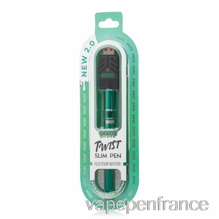 Ooze Slim Twist Pen 2.0 Flex Temp Batterie Aqua Teal Vape Pen
